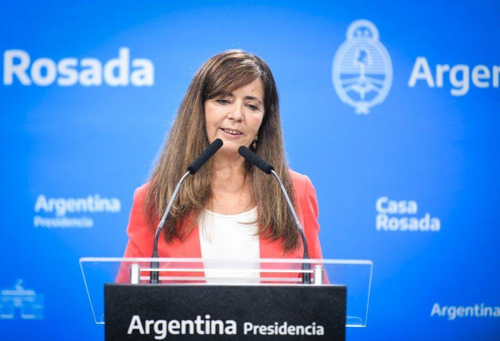 La Portavoz de la Presidencia, Gabriela Cerruti confunde a la comunidad ...